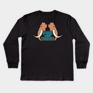 FIRE for CAVEMEN Mammoth Twins Kids Long Sleeve T-Shirt